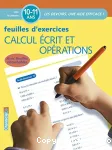 Les devoirs - feuilles d'ex. calcul ecrit et opera