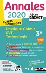 Annales brevet 2020 physique-chimie - svt - technologie 3e - corriges