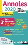 Annales brevet 2020 maths francais oral - les epreuves a 100 points