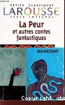 La peur et autres contes fantastiques